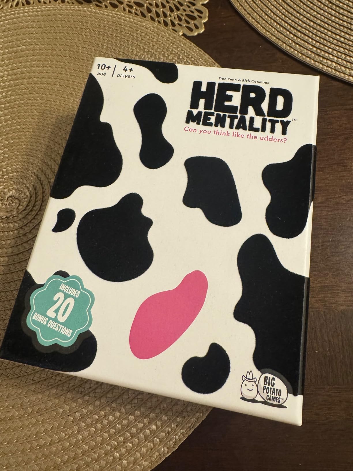 Herd Mentality Udderly Funny Family Board Game, Ages 10+ | Award-Winning Big Group Game, Family Game Night, 4-20 Players, Dodge the Pink Cow, Kids & Adults customer photo 1