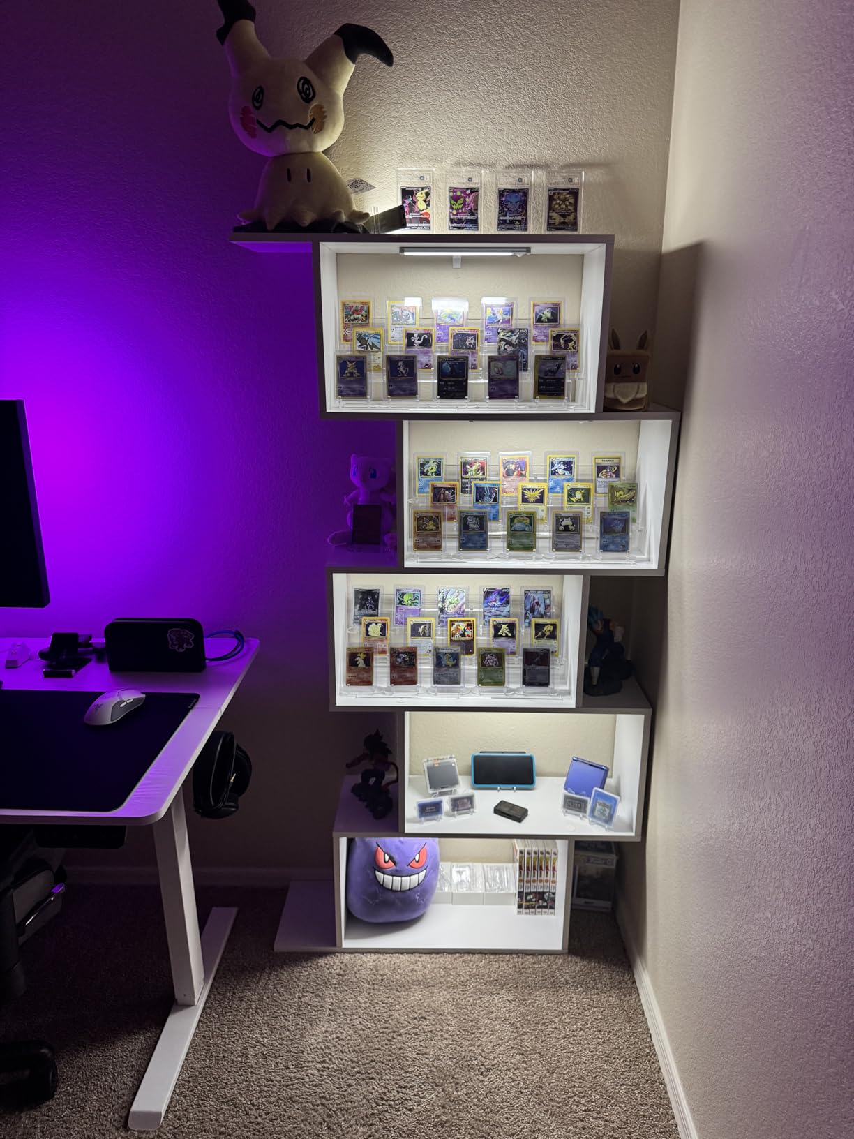 bigantss 9 Inch Acrylic Shelf for Perfume Organizer, 4 Tier Funko POP Shelves, Cologne Organizer Tiered Riser Display Stand, Acrylic Display for Decoration customer photo 1