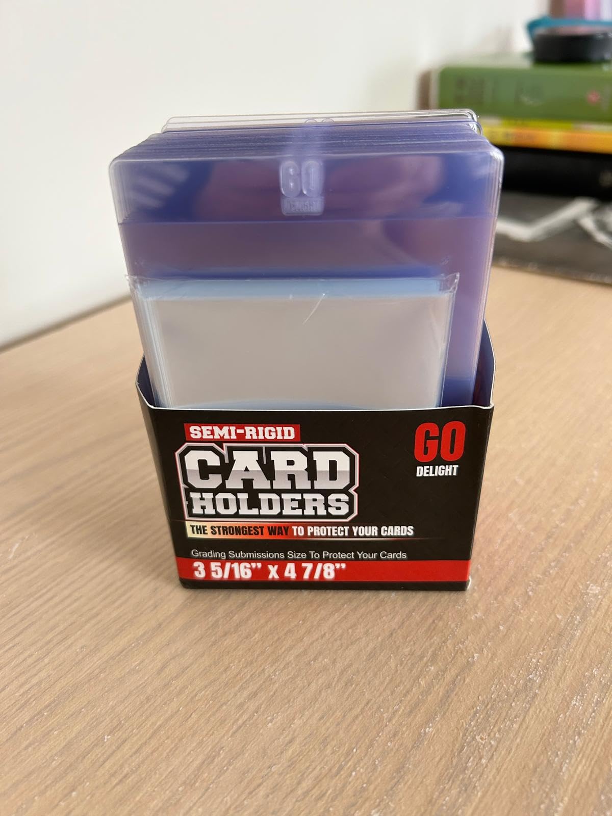 Semi Rigid Card Holders & Sleeves for PSA, CGC, BGS & TAG Trading Card Grading Submission customer photo 1