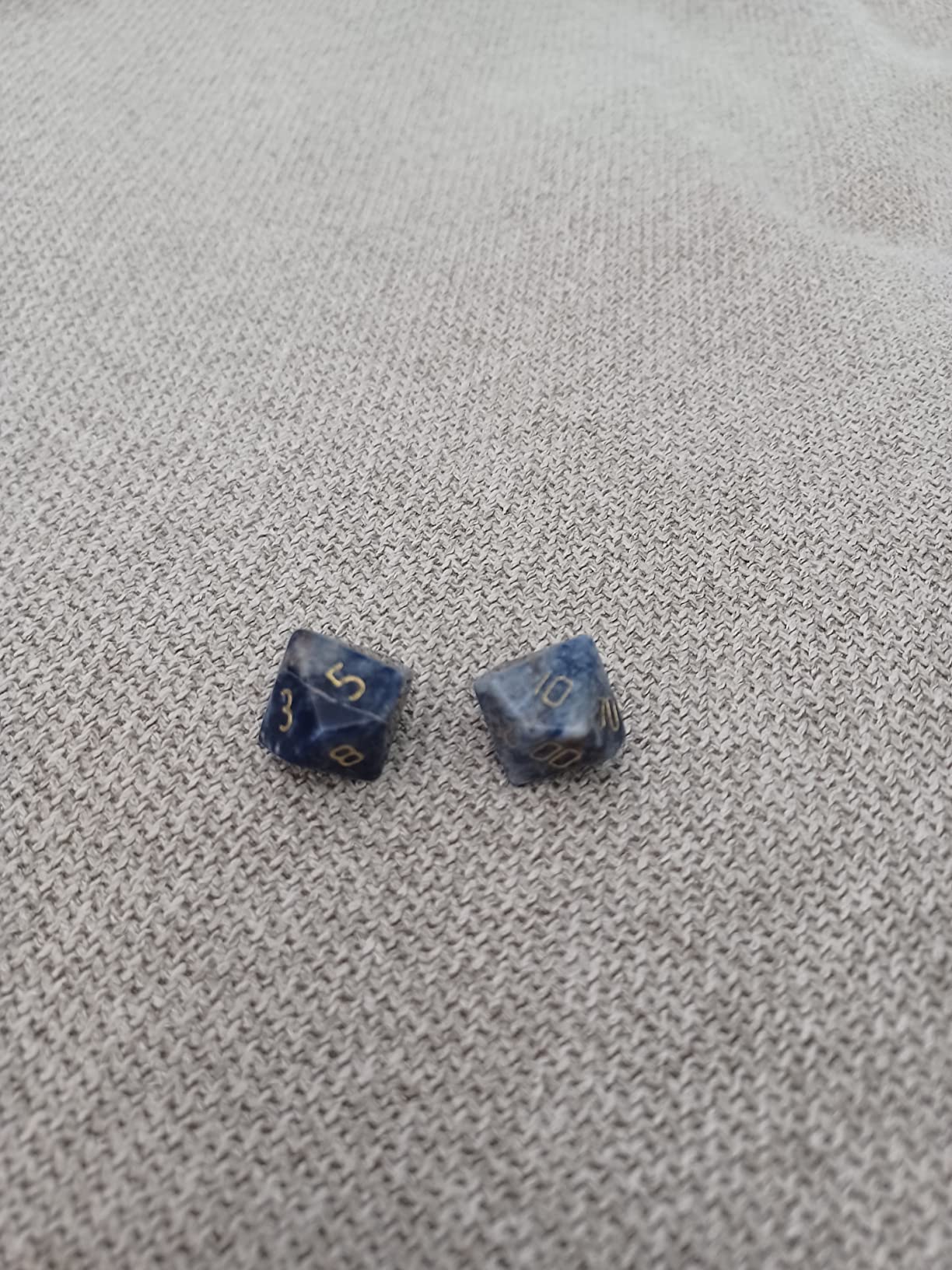 mookaitedecor 7 PCS Aventurine Stone DND Dice Set for RPG MTG Table Games | Crystal DND Dice, Role Playing Dice, Dungeons and Dragons, Polished Tumbled Stones, Home Decoration customer photo 1
