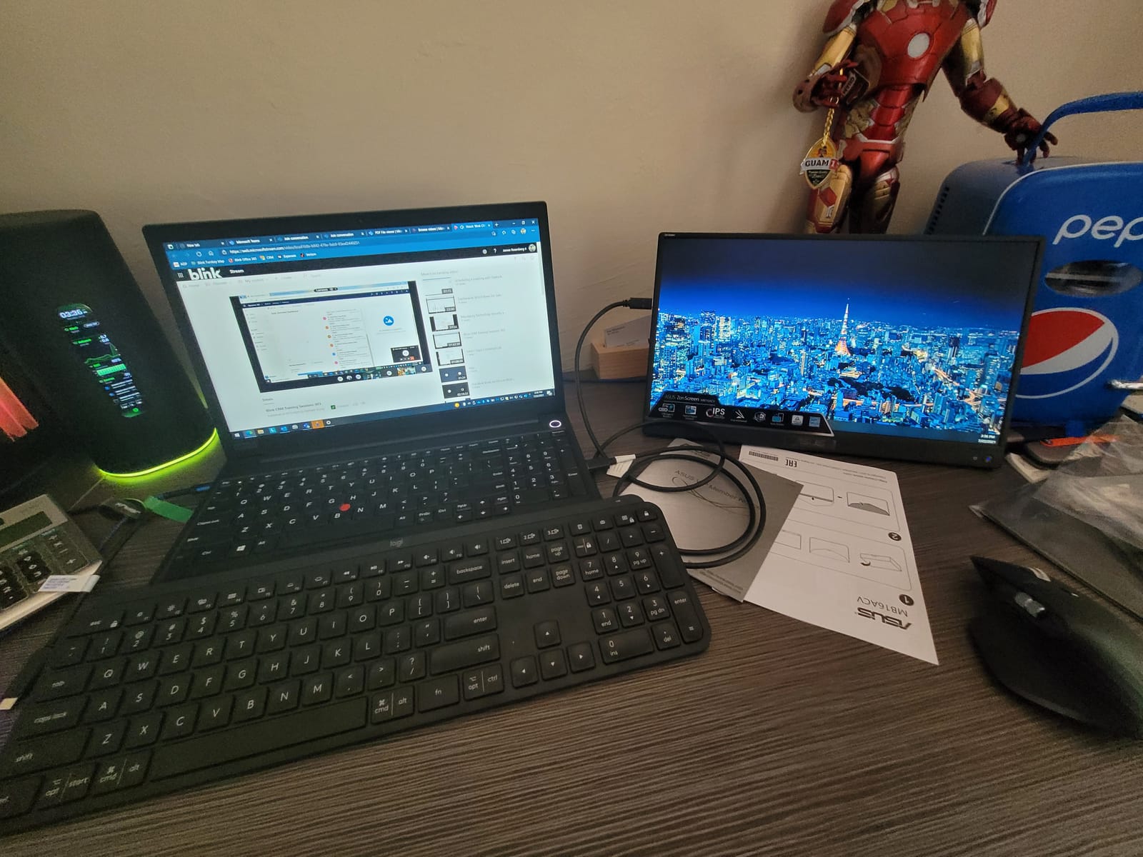 ASUS ZenScreen 15.6 Inch Portable Monitor - 1080P, Full HD, IPS, USB Type-C, Eye Care, Kickstand, for Laptop, PC, Phone, Console, Anti-Glare Surface, 3-Year Warranty - MB16ACV customer photo 2