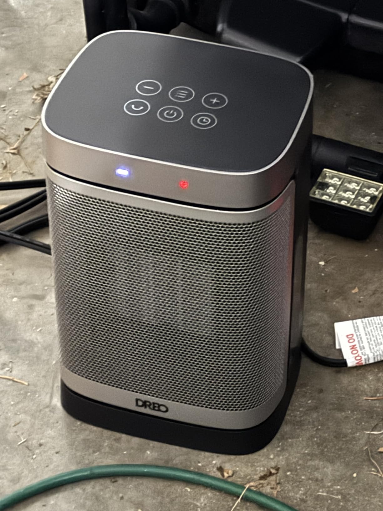 DREO Space Heater, Portable Electric Heaters for Indoor Use with Thermostat | 70°Oscillation, Remote, ECO, 12H Timer, 5 Modes, Safe Quiet Room Heater for Bedroom, 1500W PTC Ceramic Heater for Office customer photo 2