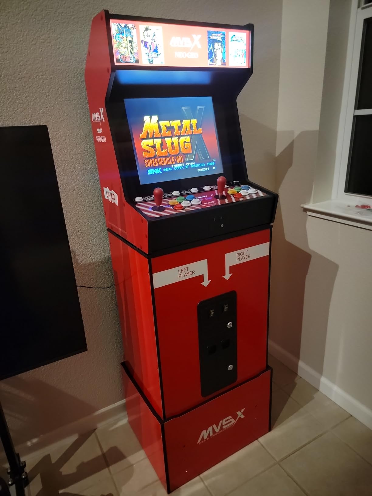 UNICO MVSX Home Arcade, Preloaded 50 SNK Licenced Retro Games, Support Two Players to Play Games Concurrently, Including The King of Fighters/Metal Slug and More customer photo 1