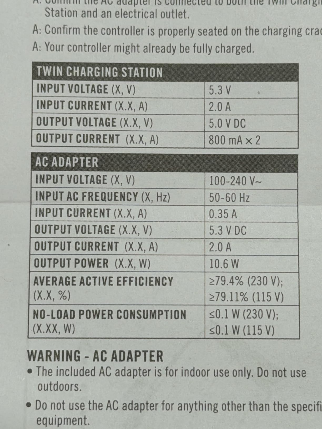 PowerA Twin Charging Station for Dualsense Wireless Controllers, Dualsense Controller Charging, Charge, Sony PlayStation, PS5, Officially Licensed - PlayStation 5 customer photo 2