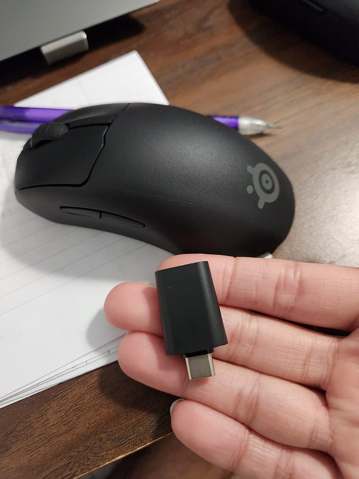 SteelSeries Esports Mini Wireless FPS Gaming Mouse - Ultra Light - Prime Mini Edition - 5 Programmable Buttons - Lag-free 2.4GHz - 100H Battery - 18K CPI Sensor - Magnetic Optical Switches - PC/Mac customer photo 1
