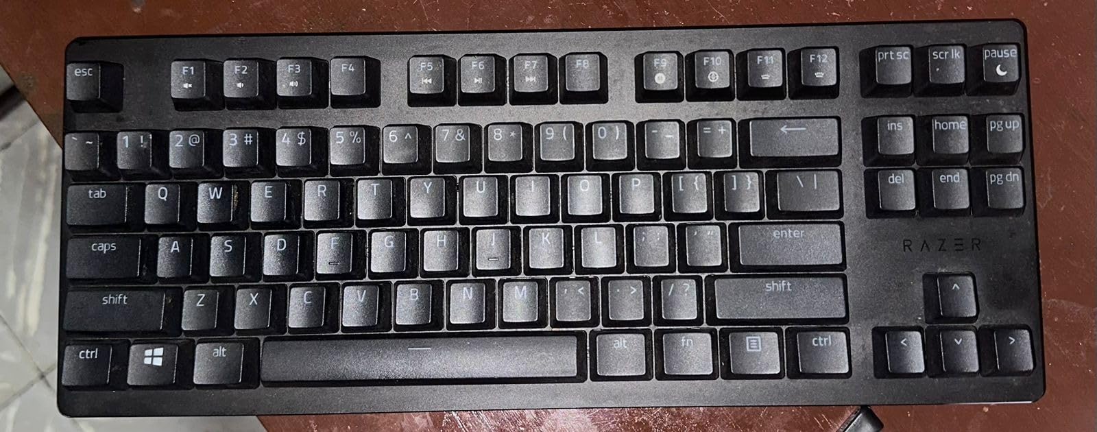 Razer Huntsman V2 TKL Tenkeyless Gaming Keyboard: Fast Clicky Optical Switches, 8000Hz Polling Rate, Detachable Type-C, Doubleshot PBT Keycaps, Ergonomic Wrist Rest customer photo 1