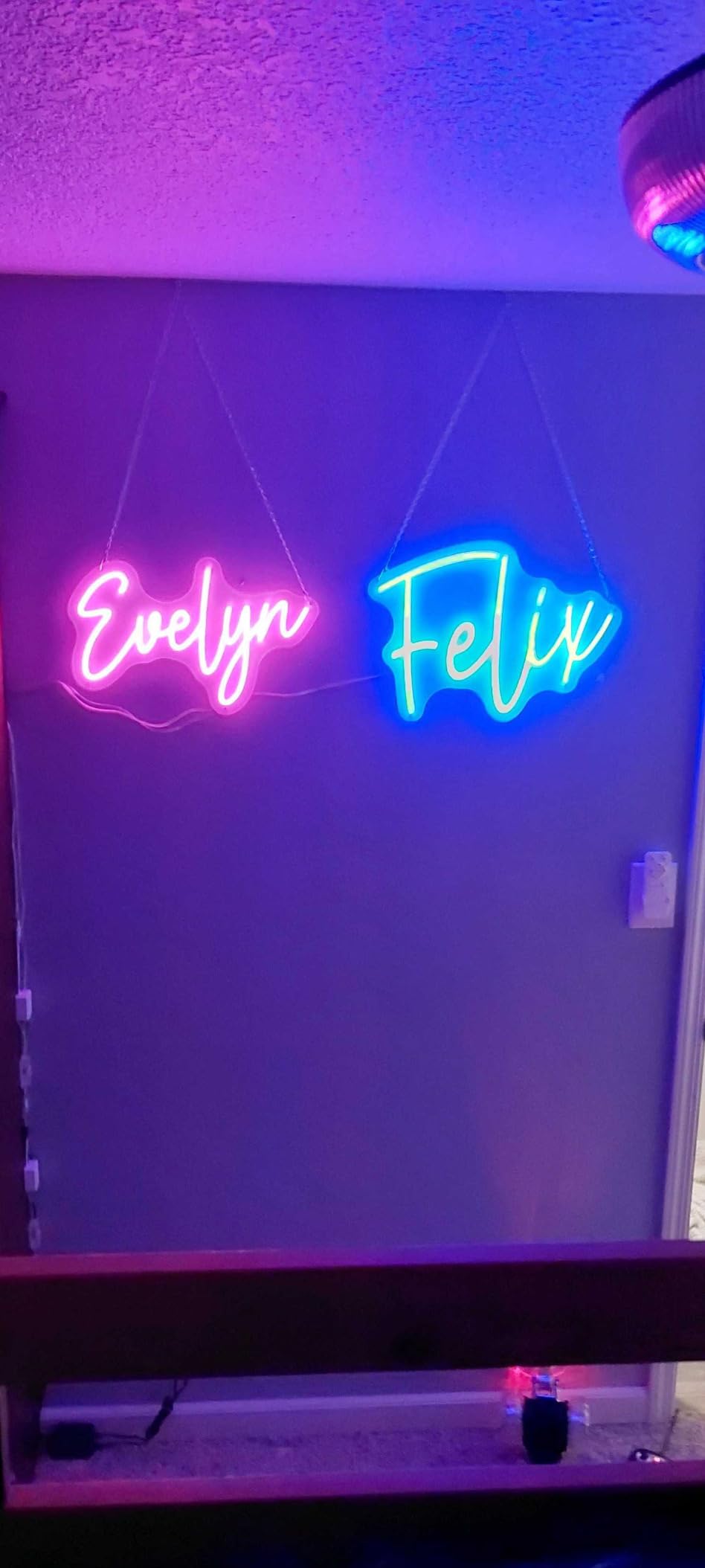 Custom Neon Signs for Wall Decor Personalized Name Néon Led Light Signs | Customizable Aesthetic Room Bedroom Decoration Wedding Birthday Gifts for Teen Girl Make Your Own Kit customer photo 2