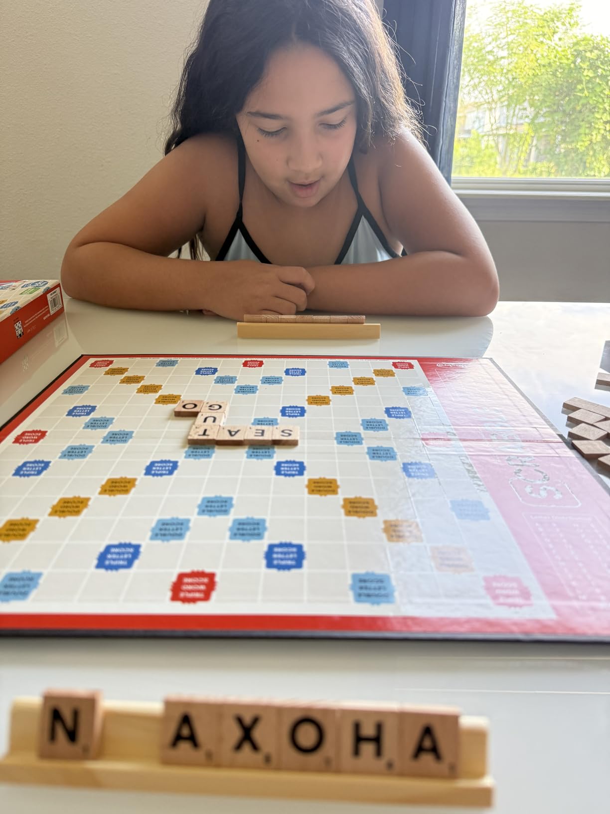 Hasbro Gaming Scrabble Board Game, Classic Word Games for Kids Ages 8 and Up, Fun Family Game for 2-4 Players, The Classic Crossword Game customer photo 2