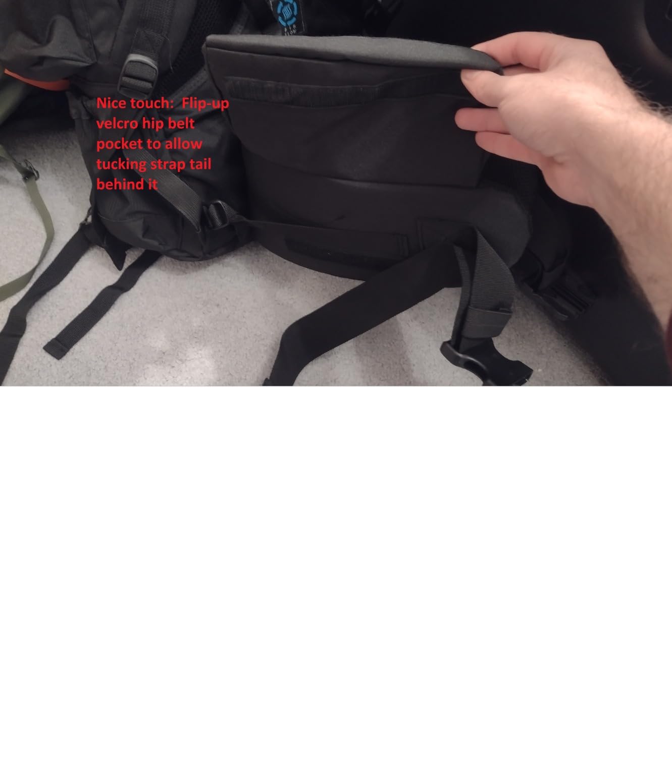 Teton 65L Explorer Internal Frame Backpack for Hiking, Camping, Backpacking, Rain Cover Included, Graphite customer photo 2