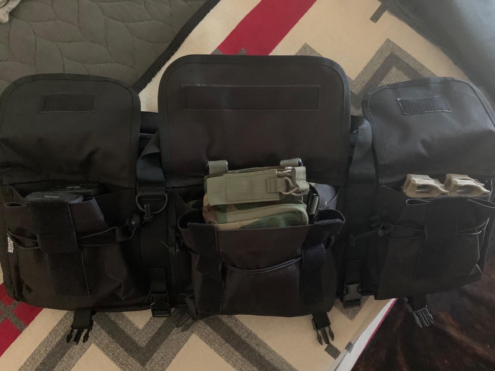 Savior Equipment American Classic Shorty Tactical Double Short Gun Case Pistol Bag, Spacious Front Pockets, Padded Shoulder Strap Included customer photo 1