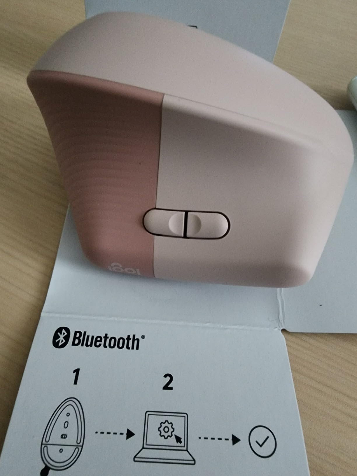 Logitech Lift Vertical Ergonomic Wireless Mouse - Graphite | Connect via Bluetooth or included Logi Bolt USB-A receiver, quiet clicks, 4 of 6 buttons customizable, Windows Mac compatible customer photo 1