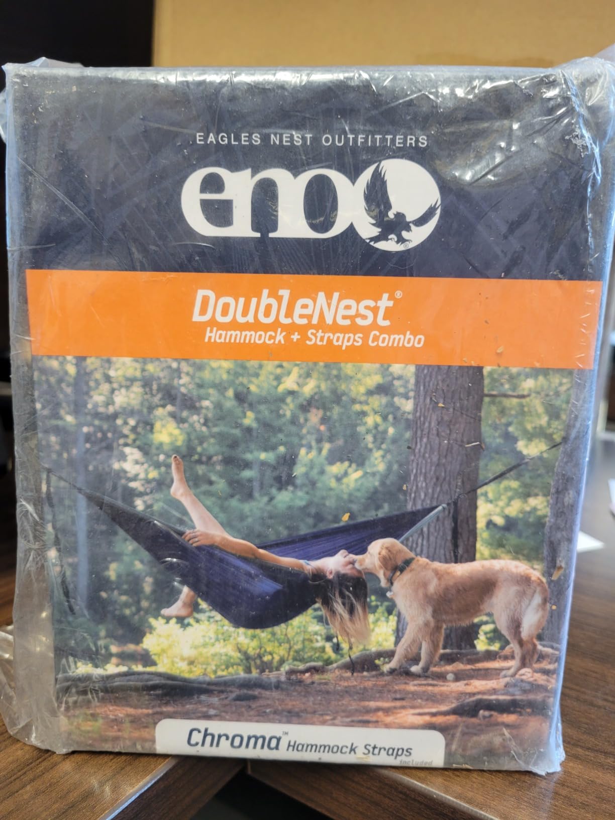 ENO, Eagles Nest Outfitters DoubleNest Lightweight Camping Hammock, 1 to 2 Person, Special Edition Colors, ATC customer photo 1