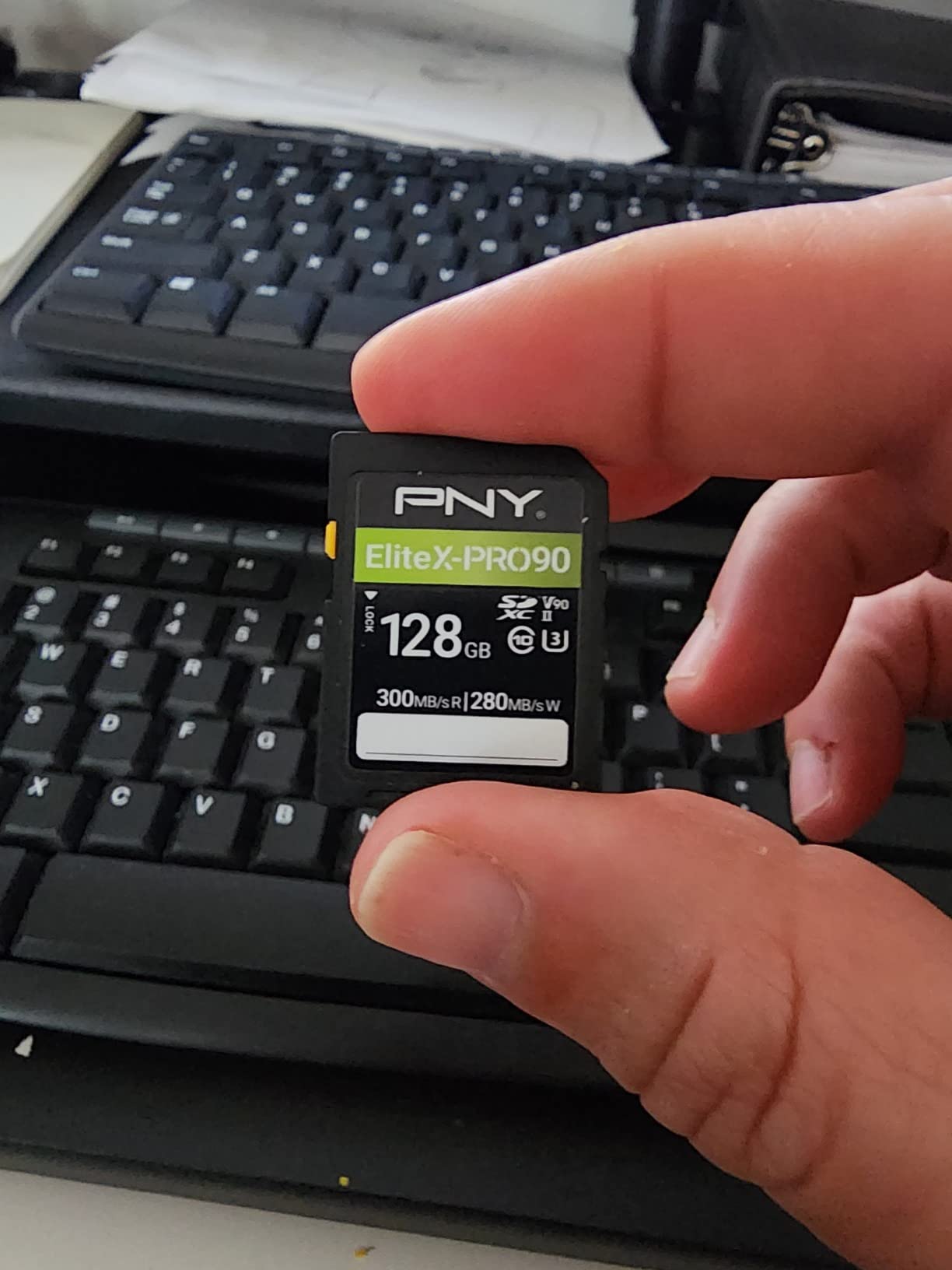 PNY 128GB EliteX-PRO90 U3 V90 UHS-II SDXC Flash Memory Card customer photo 1