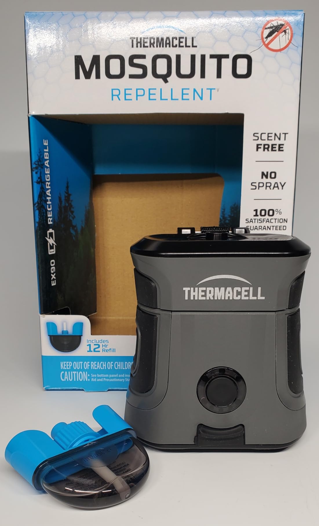 Thermacell Mosquito Repellent Rechargeable Adventure EX-Series EX90; Patio Shield with 9-Hour Battery, Includes 12-Hour Refill, Rubber Armor & Carabiner; Scent Free Bug Spray Alternative customer photo 1