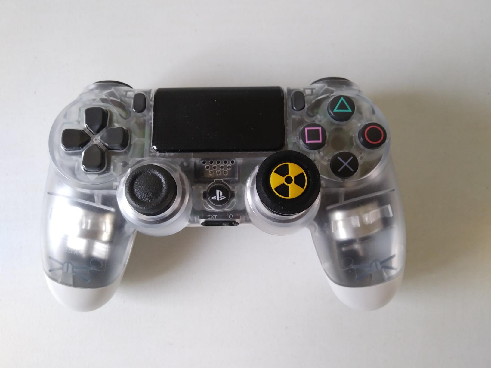 FPS Thumbstick Extender & Texture Rubber Silicone Grip Cover 2 Sets for PS5 & PS4 Controller (Joker Black) customer photo 2