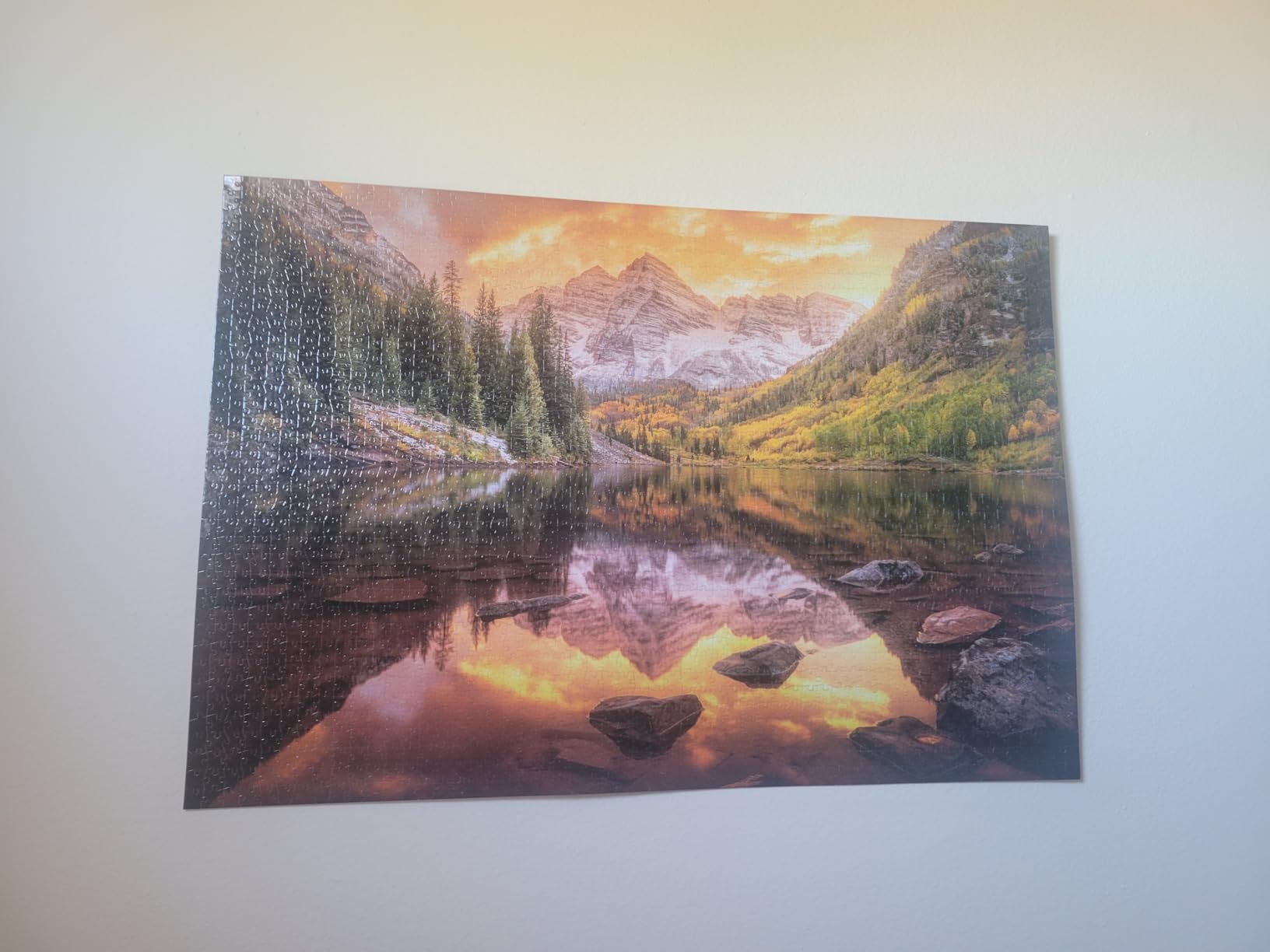 Buffalo Games Maroon Lake Reflections 2000 Piece Puzzle for Adults Intermediate to Expert customer photo 1