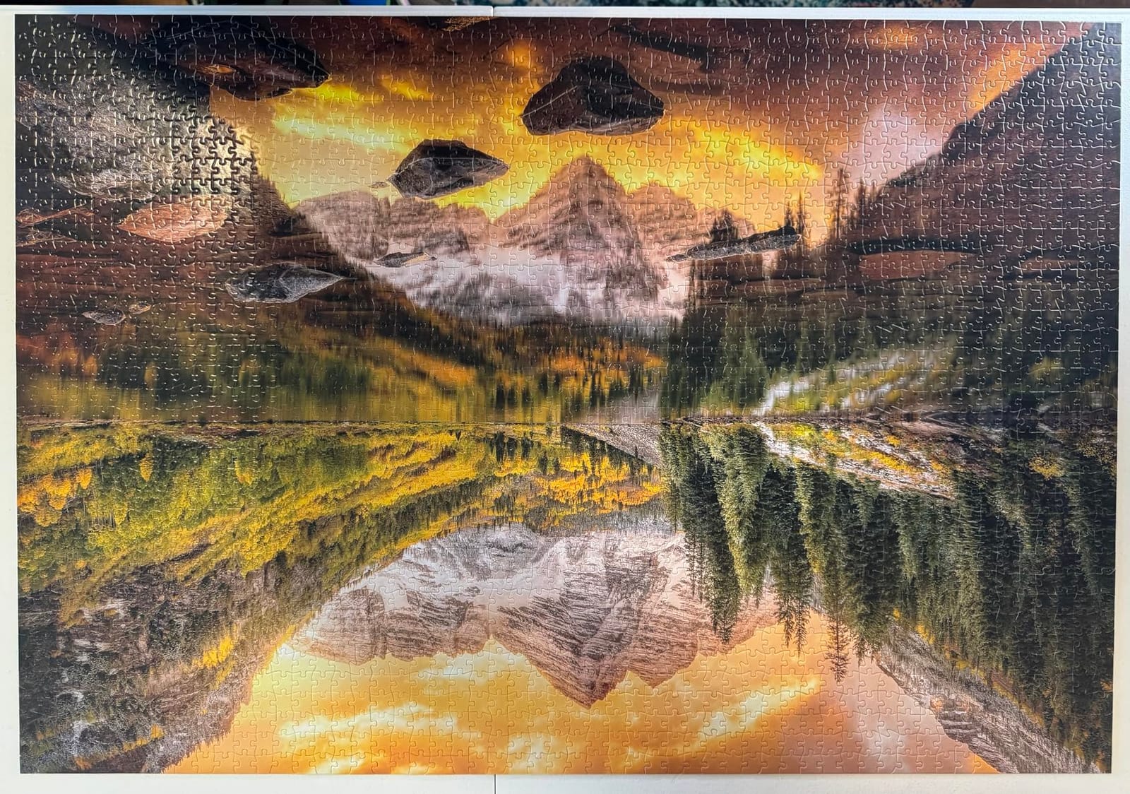 Buffalo Games Maroon Lake Reflections 2000 Piece Puzzle for Adults Intermediate to Expert customer photo 2