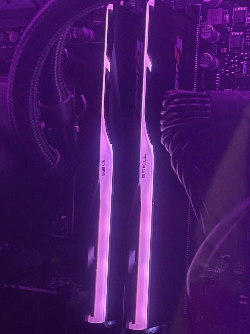 G.SKILL Trident Z5 RGB Series DDR5 RAM (Intel XMP 3.0 & AMD EXPO) 32GB (2x16GB) Up to 6000MT/s* CL36-36-36-96 1.35V Desktop Computer Memory U-DIMM - Matte Black (F5-6000J3636F16GA2-TZ5RK) customer photo 1
