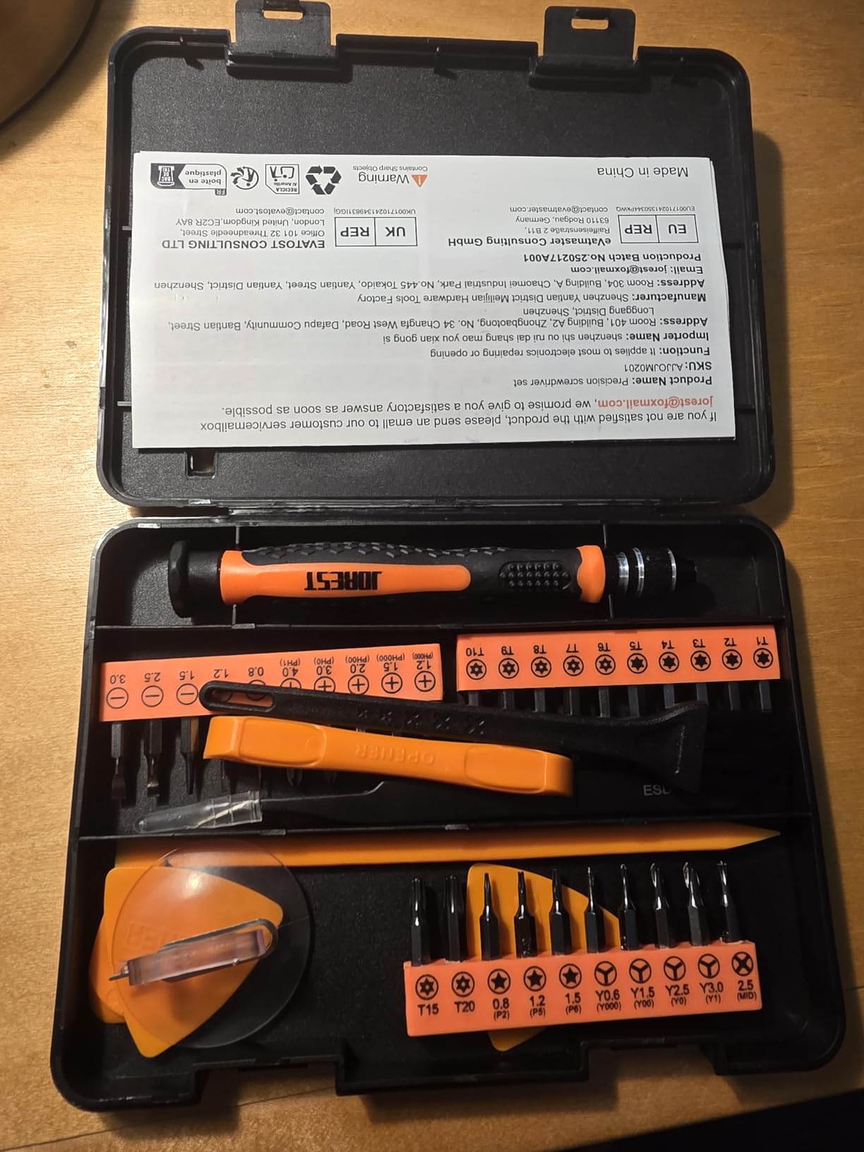 JOREST 40Pcs Precision Screwdriver Set,Small Screwdriver with Torx T5 T6 T8 | Mini Repair Tool Kit for Macbook, Computer, Laptop, iPhone, PS4 PS5, Xbox, Switch, Glasses, Watch, Ring Doorbell, Electronics customer photo 2