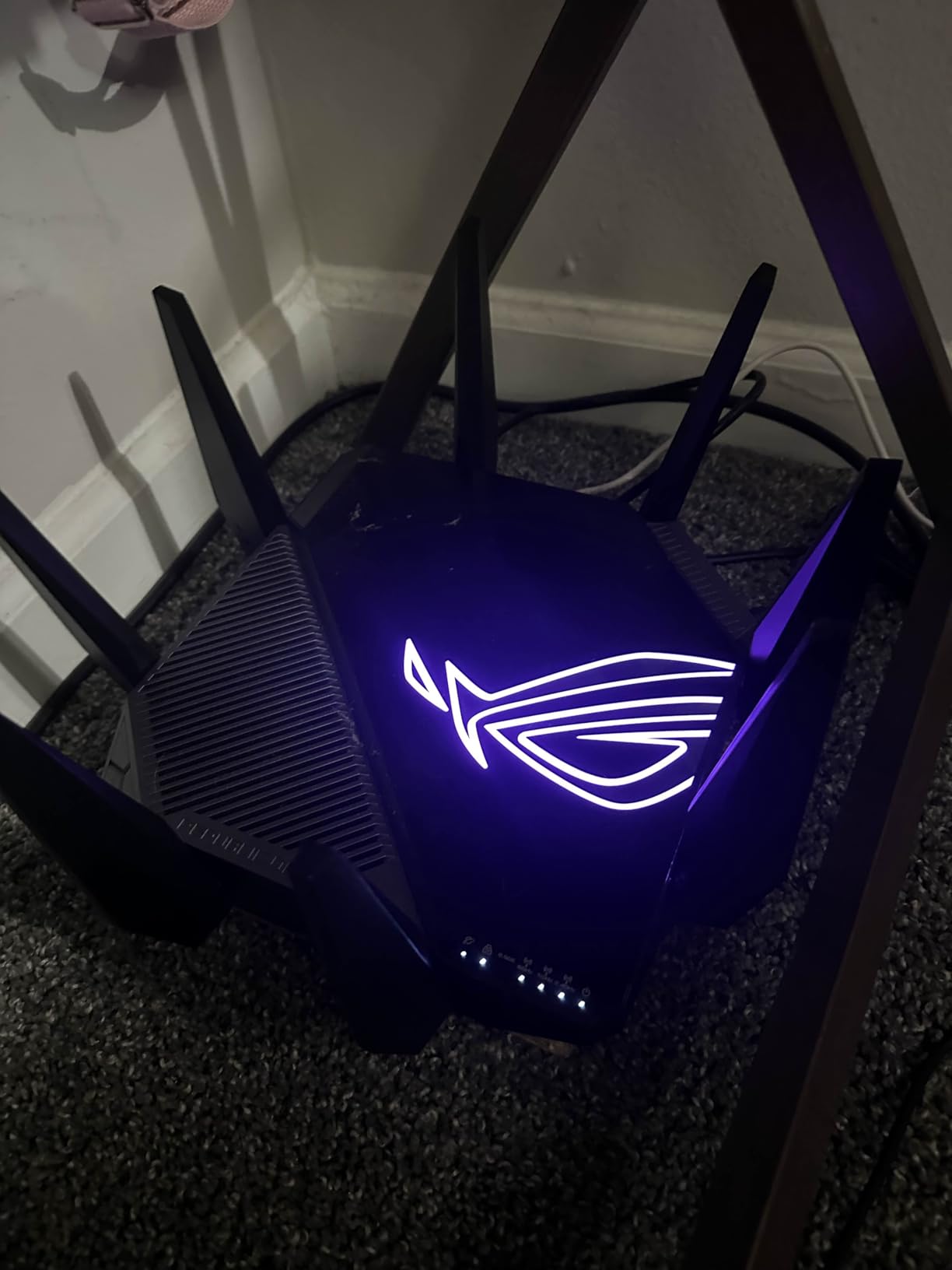 ASUS ROG Rapture GT-AXE11000 Tri-Band WiFi 6E Extendable Gaming Router - 6GHz Band, 2.5G Port, Triple-Level Game Acceleration, VPN Fusion, Subscription-Free Network Security, AiMesh Compatible customer photo 2