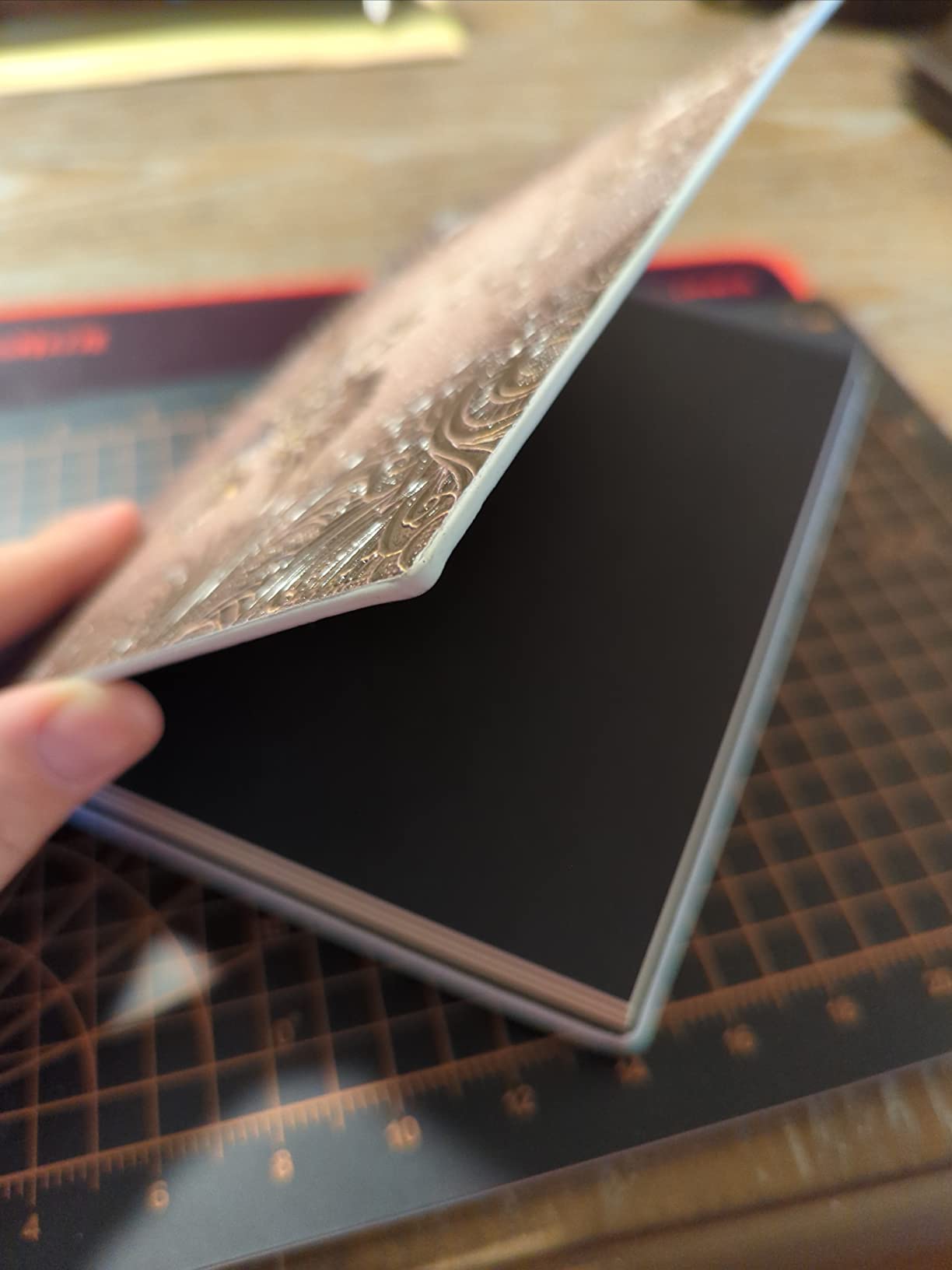 DND Notebook / Journal, Unique 200 Page Book with 3D Bronze Dragon Embossed Faux Leather Cover with Pen - Ideal for Dungeons & Dragons / D&D. Great RPG Accessories Gift for DM's & Players, Men or Women customer photo 2