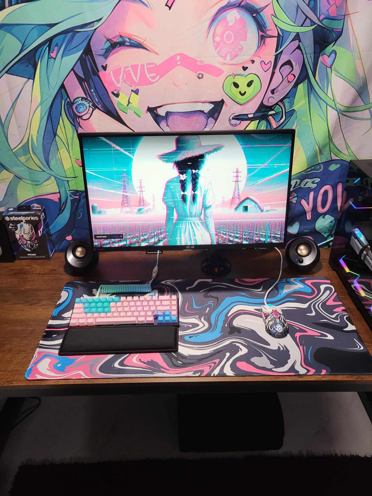 HyperX Alloy Origins 65 - Mechanical Gaming Keyboard - Compact 65% Form Factor - Linear Red Switch - Double Shot PBT Keycaps - RGB LED Backlit - NGENUITY Software Compatible, Black customer photo 2