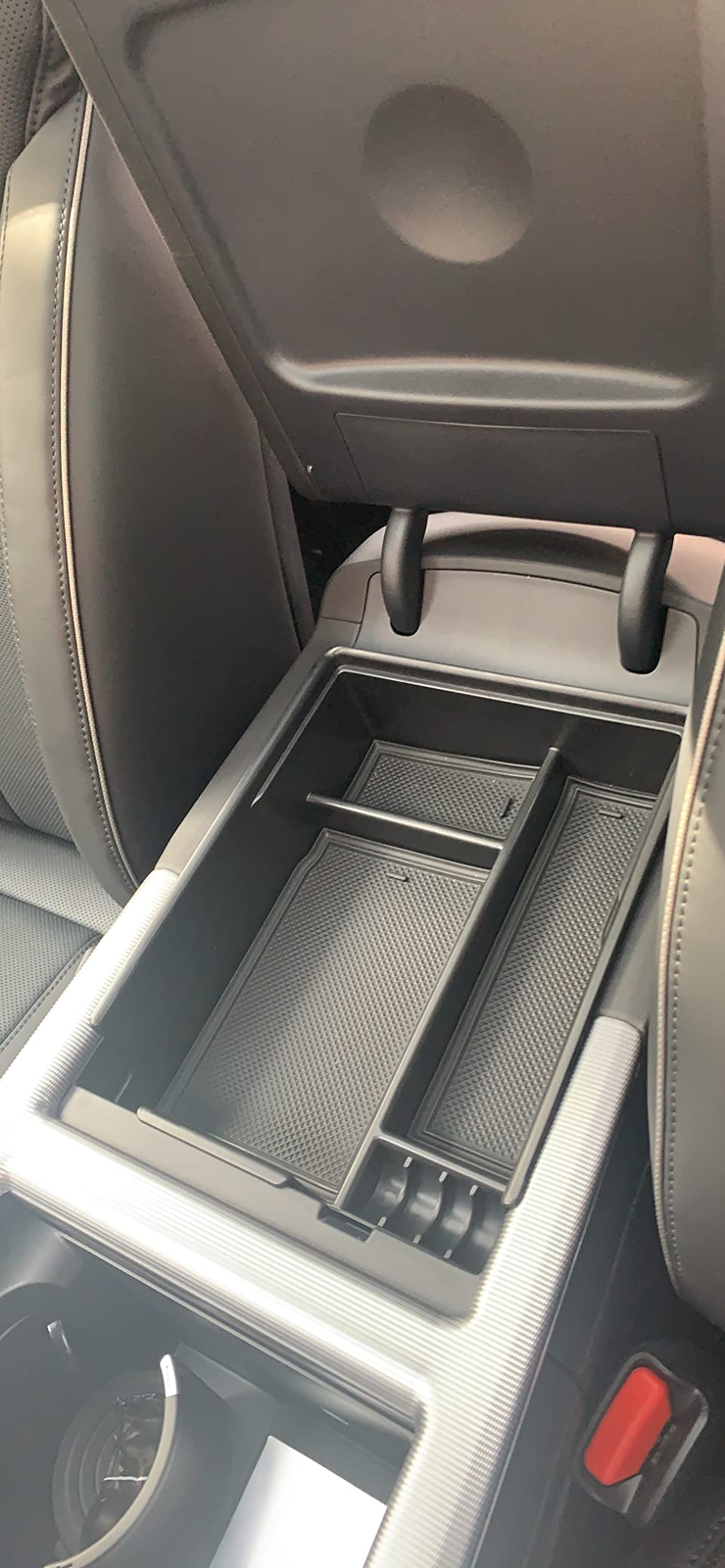 Center Console Organizer Compatible with Hyundai Palisade 2022 2021 2020 Accessories (Black) customer photo 1