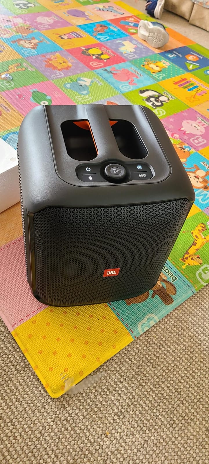 JBL Partybox Encore Essential: 100W Sound, Built-in Dynamic Light Show, and Splash Proof Design, Black customer photo 1