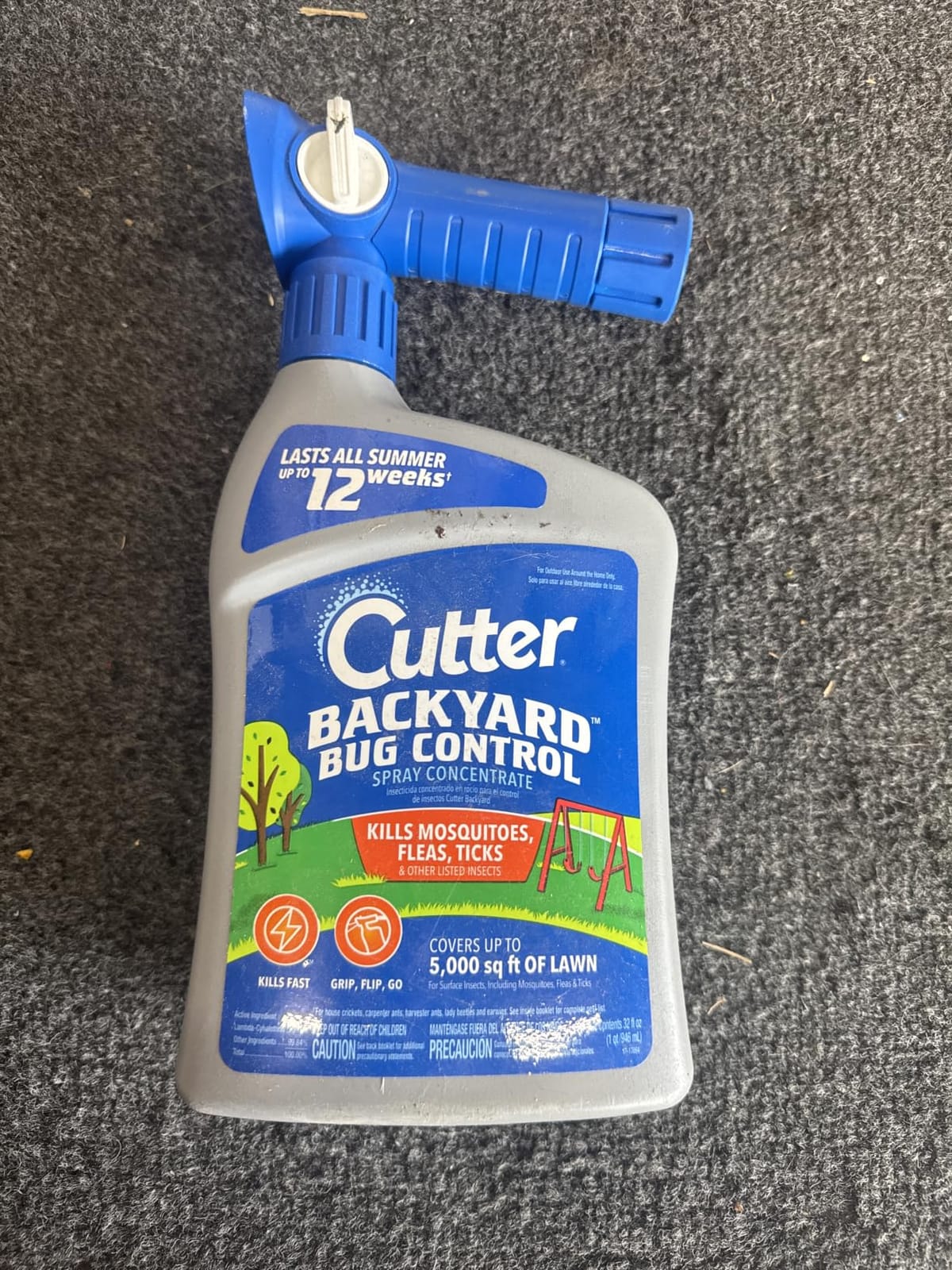 Cutter Backyard Bug Control Spray Concentrate 32 Oz, 2 Pack | Kills Mosquitoes, Fleas & Other Listed Insects, For Lawns, Shrubs, & More, Controls up to 12 Weeks, Treats up to 5,000 Sq.Ft. customer photo 2
