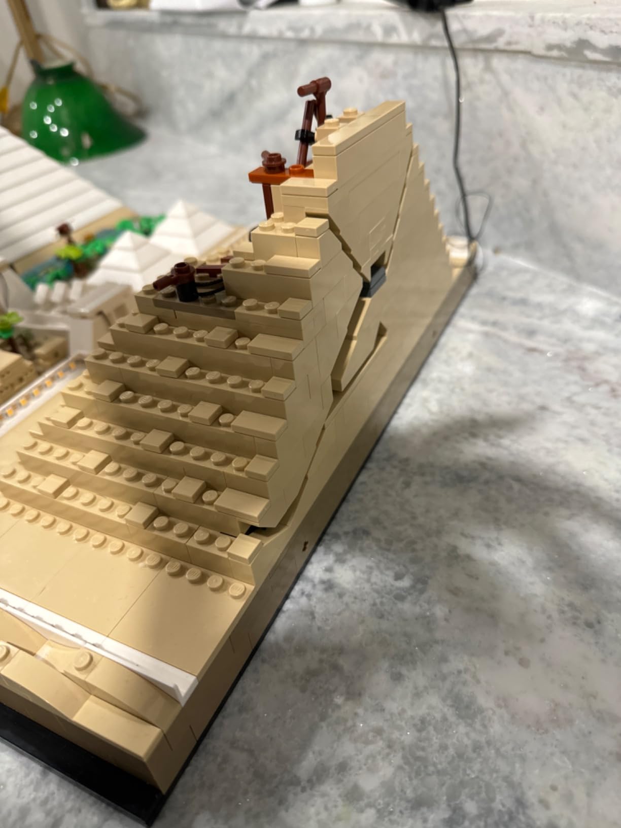 Architecture Great Pyramid of Giza Set 21058, Home Decor Model Building Kit, Creative DIY Activity, Famous Landmarks Collection customer photo 1