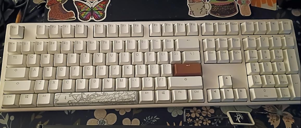 Ducky One 3 Mechanical Gaming Keyboard, Cherry MX Blue, RGB, Pure White - Hot-Swappable Switches, PBT Doubleshot Keycaps customer photo 1