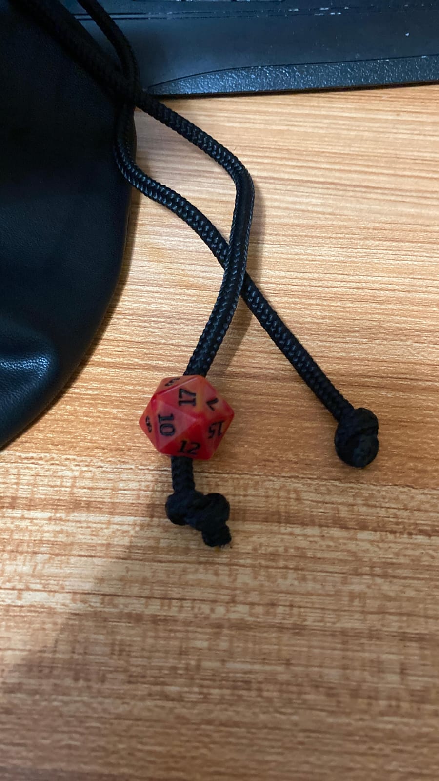 Forged Dice Co. Pouch of The Endless Hoard Dice Bag - Holds Over 1,000 Polyhedral Dice - Dice Storage Bag with 7 Pockets - Perfect for Bulk Dice - Black/Purple customer photo 2