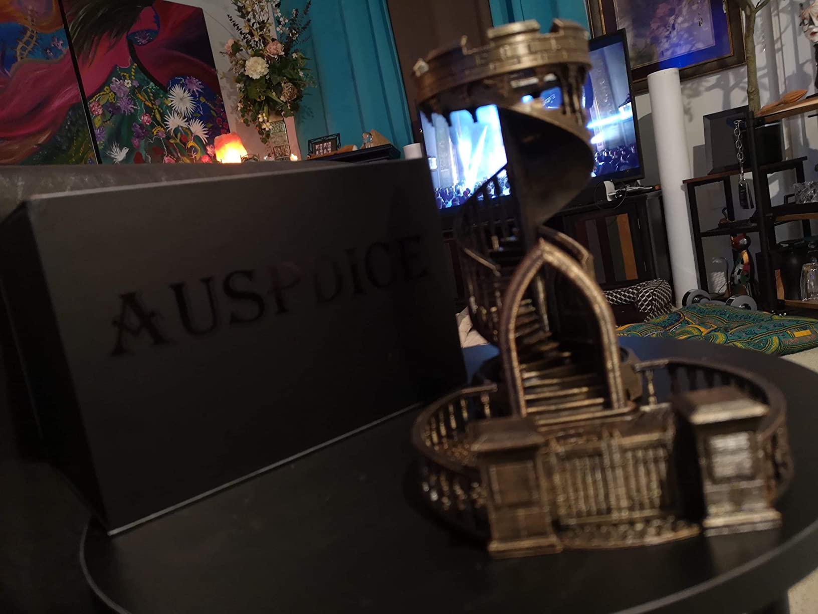 AUSPDICE Dice Rolling Tower and Tray, Retro Castle Dice Roller for DND RPGs customer photo 1
