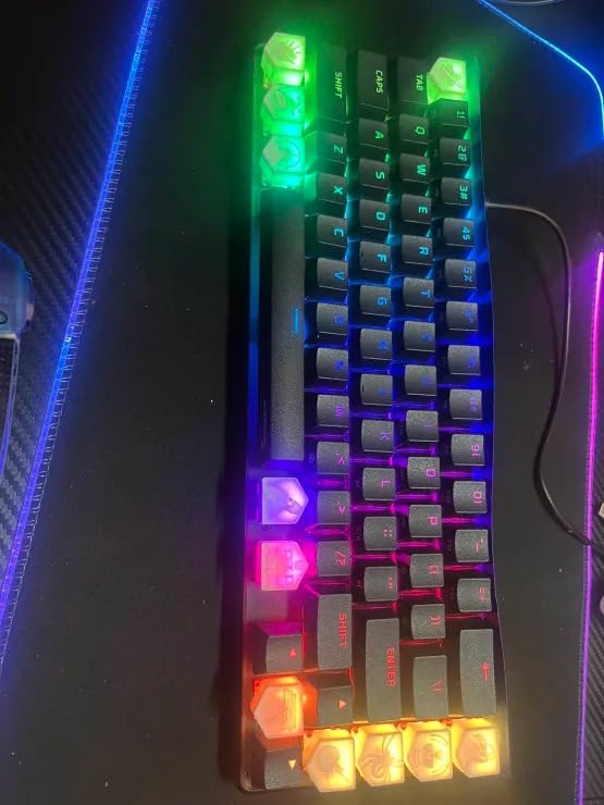 HyperX Alloy Origins 65 - Full Size Mechanical Gaming Keyboard Red Switch RGB LED Backlit Double Shot PBT Keycaps Computer Gamer Wired Linear Keyboard for PC Xbox PlayStation, Black (Renewed) customer photo 2