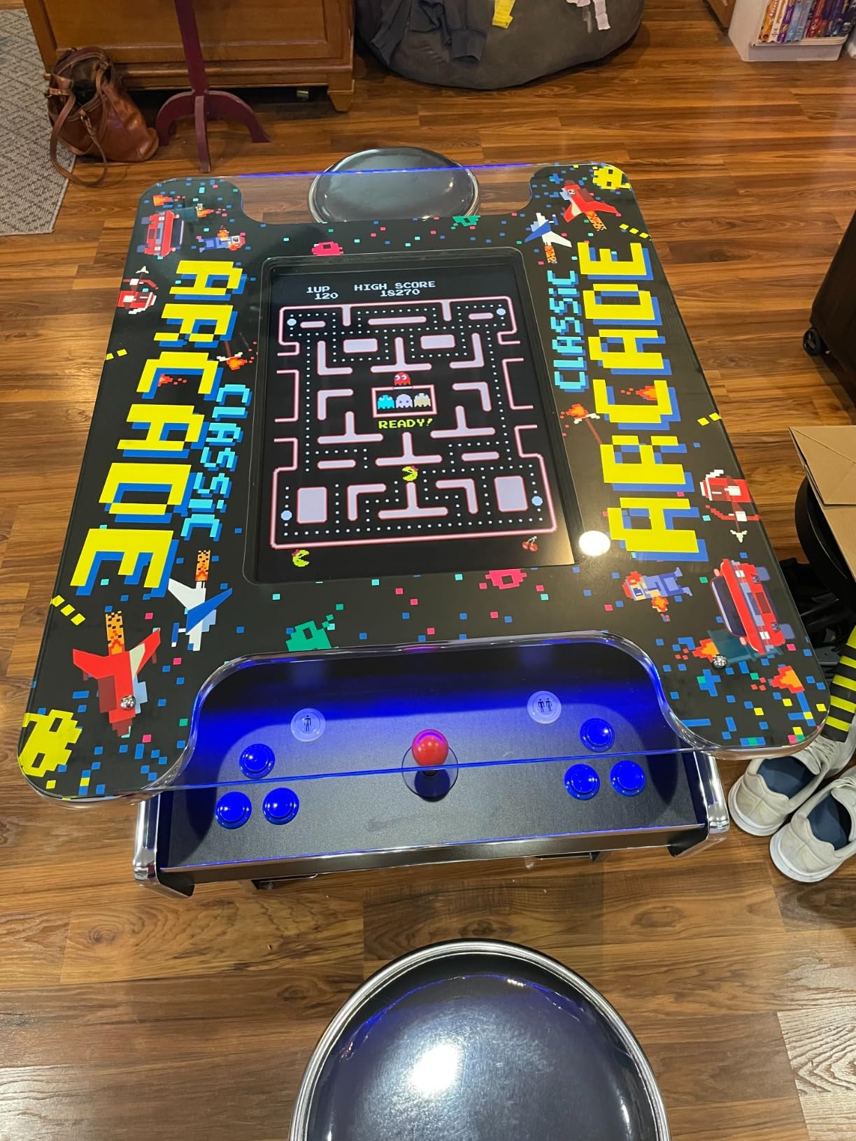 TOP US VIDEO ARCADES Full Size Commercial Grade Cocktail Arcade Machine 2 Player Retro 412 Games 22