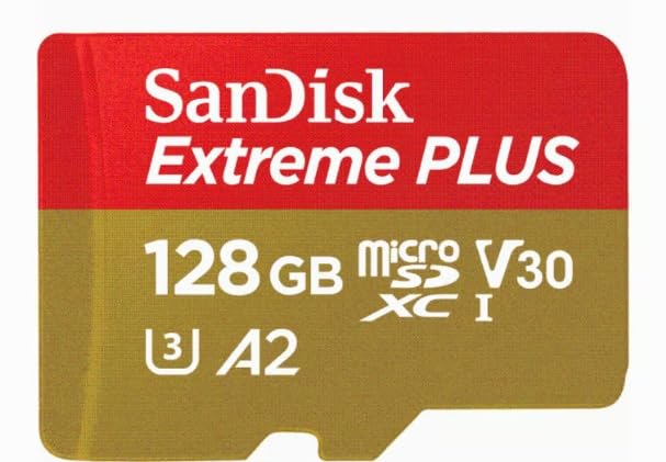 SanDisk 128GB Extreme microSD UHS I Card for 4K Video on Smartphones, Action Cams & Drones 190MB/s Read, 90MB/s Write SDSQXAA 128G GN6MN customer photo 2