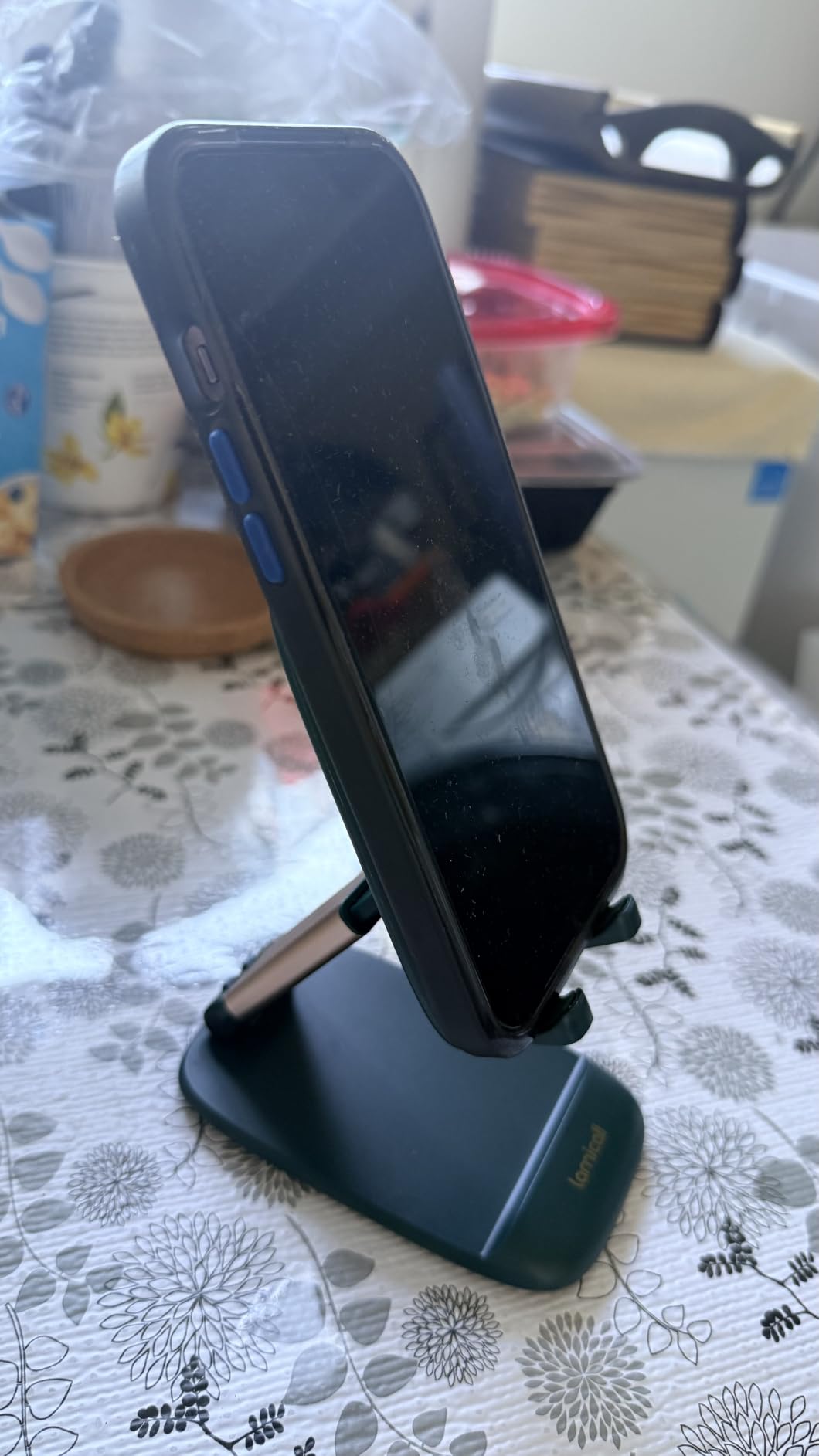Lamicall Green Cell Phone Holder, Desk Accessories, Cellphone Stand | Office Desktop Accessories, Office Must Have, Gifts for Desk Decor, Telephone Stand customer photo 2