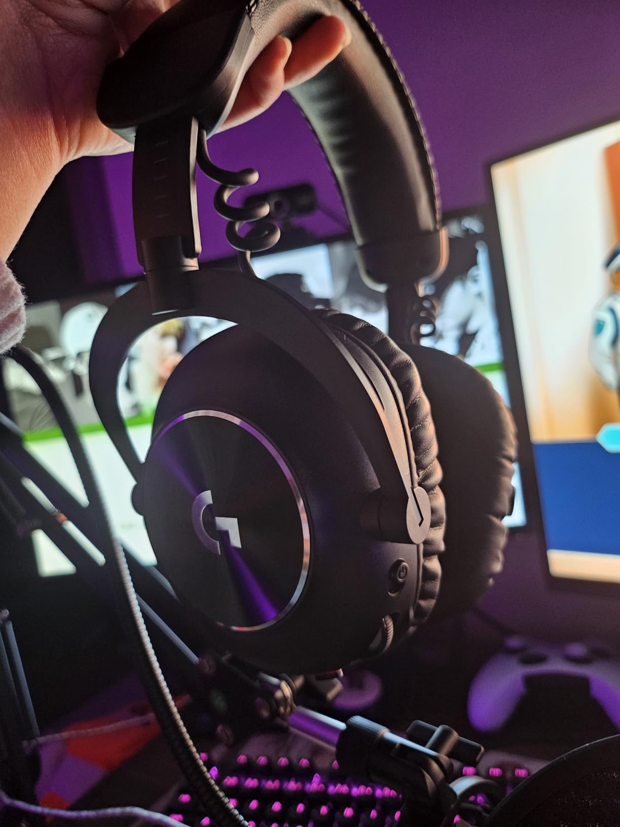 Logitech G PRO X 2 Lightspeed Wireless Gaming Headset - Black | Bluetooth/USB/3.5mm Aux for PC, Detachable Boom Mic, DTS:X 2.0-7.1 Surround, 50mm Graphene Drivers customer photo 2