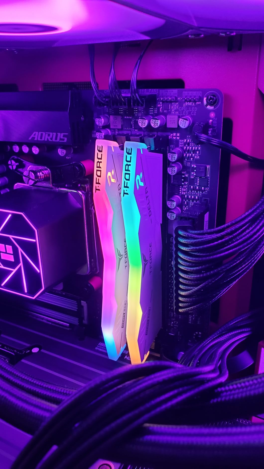 TEAMGROUP T-Force Delta RGB DDR5 Ram 32GB (2x16GB) 6000MHz PC5-48000 CL30 Intel XMP 3.0 & AMD Expo Compatible Desktop Memory Module Ram White FF4D532G6000HC30DC01 customer photo 2