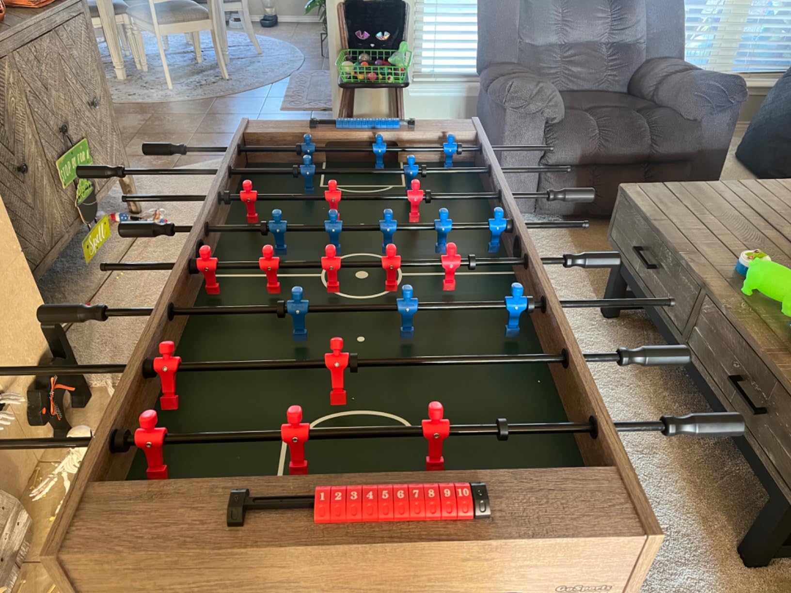 GoSports 48 Inch Foosball Table for Home, Office or Game Room – Choose Color customer photo 2