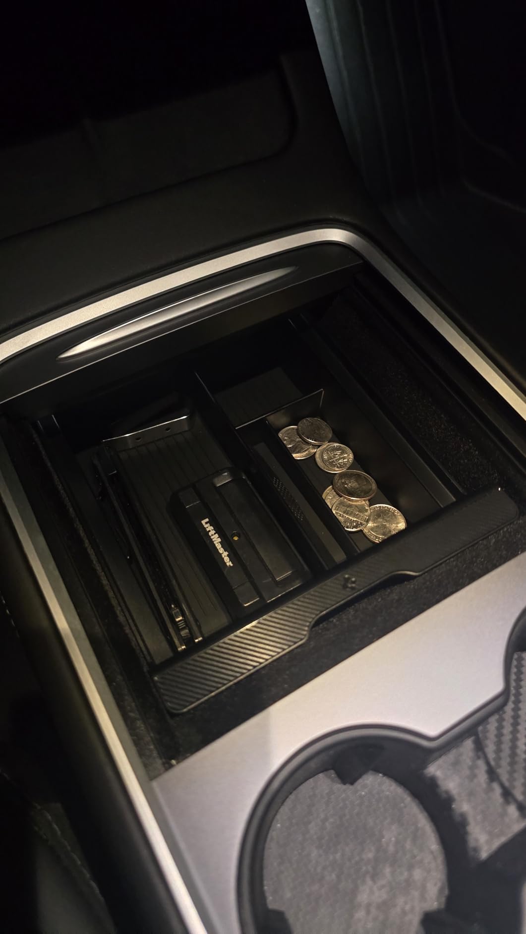 Spigen Center Console Organizer for Legacy Tesla Model Y & 3 | Only Model Y (2021-24) & Model 3 (2021-23) - Not for Model Y Juniper (2026/25) and Model 3 Highland (2026/25/24) customer photo 2