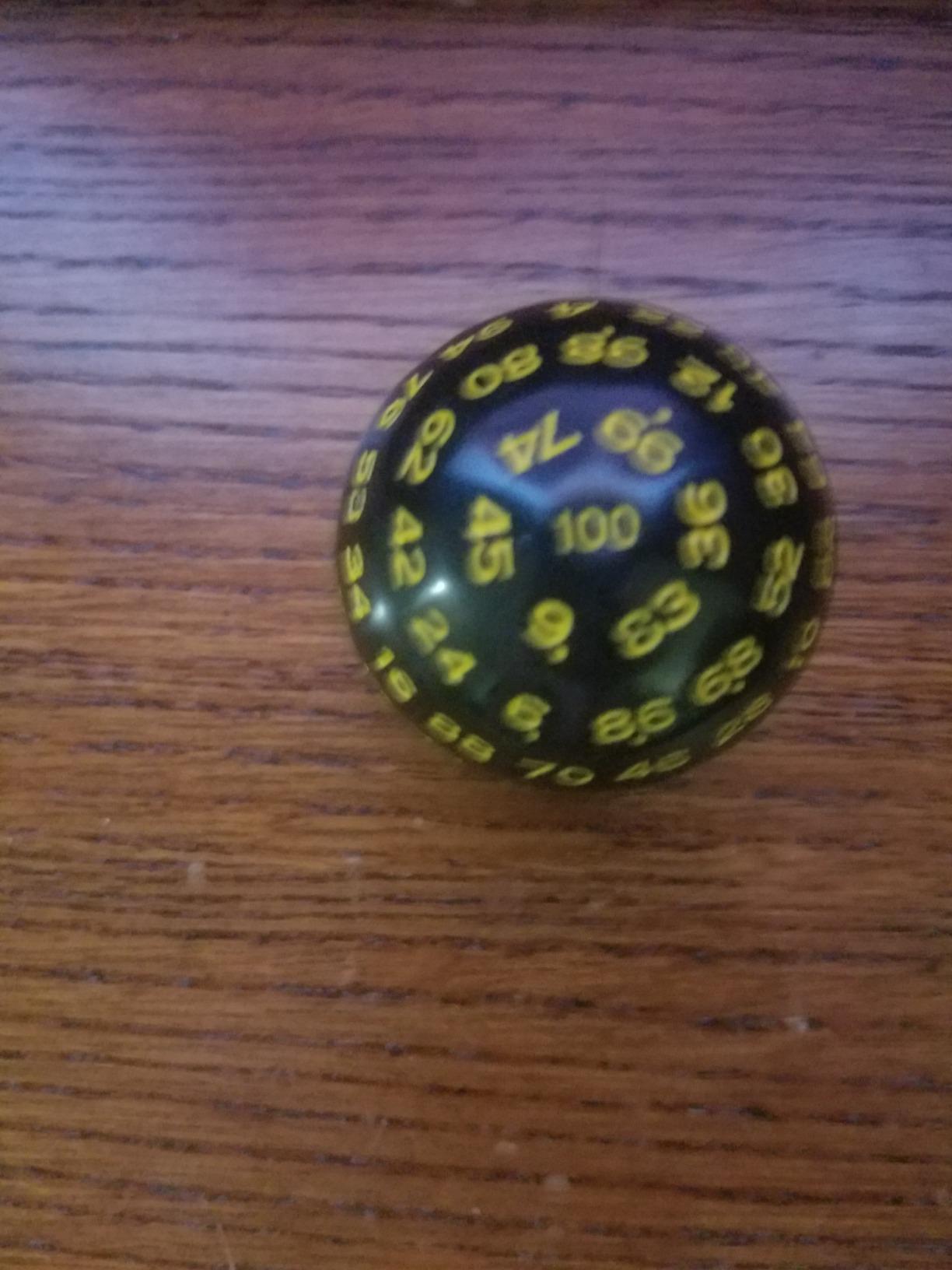 20 Sided DND Dice, D20 Giant Polyhedral Dice, 55mm Titan Large Pearl Color D20 Dice, 20 Sided Cube D&D Dice Set for Dungeons and Dragons, RPG, MTG Table Games(Black-Pearl Series) customer photo 2