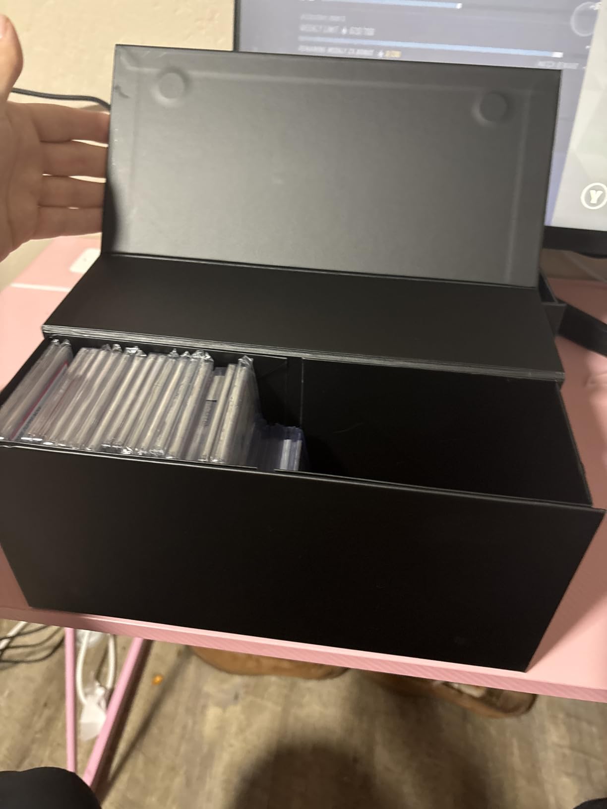 tutata PSA Graded Card Storage Box, PSA Graded Card Storage Holder Container Trading cards Boxes - 2 Pack customer photo 2