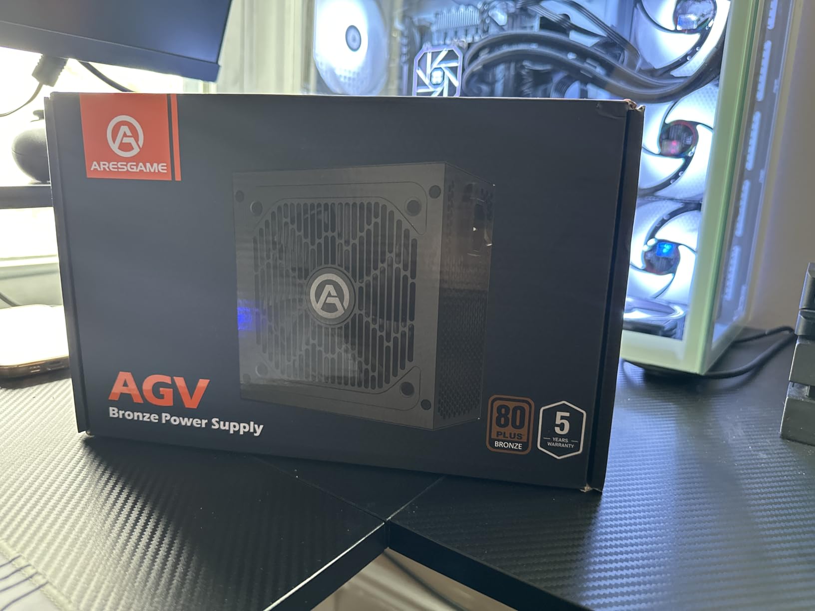 ARESGAME AGV Series 750W Power Supply, 80 Plus Bronze Certified, Semi Modular Power Supply, 5 Year Warranty customer photo 1