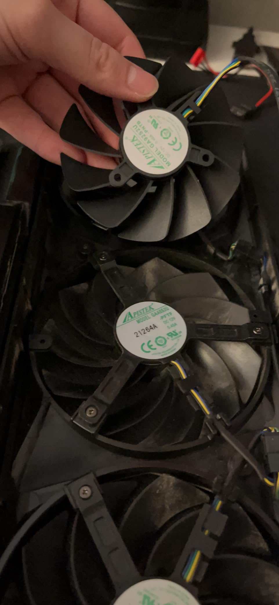 NNL GA92S2U 4PIN GPU RTX3080 RTX3090 Cooling Fan for ZOTAC GeForce RTX 3070 Ti 3080 3090 Trinity OC Graphic Video Card Fans (3PCS) customer photo 2