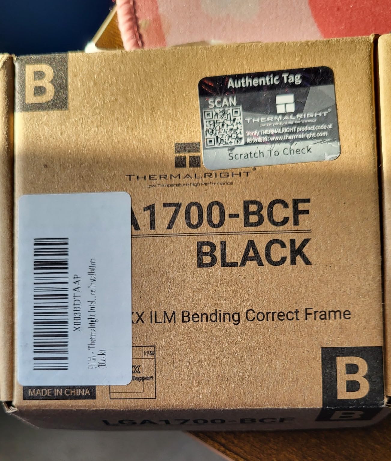 Thermalright Intel 12th/13th Generation LGA1700 Anti-Bending Buckle, Curved Pressure Plate, CPU Stress Bending Correction Fixer, Fully Fitted and Fixed Without Trace Installation (Black) customer photo 2