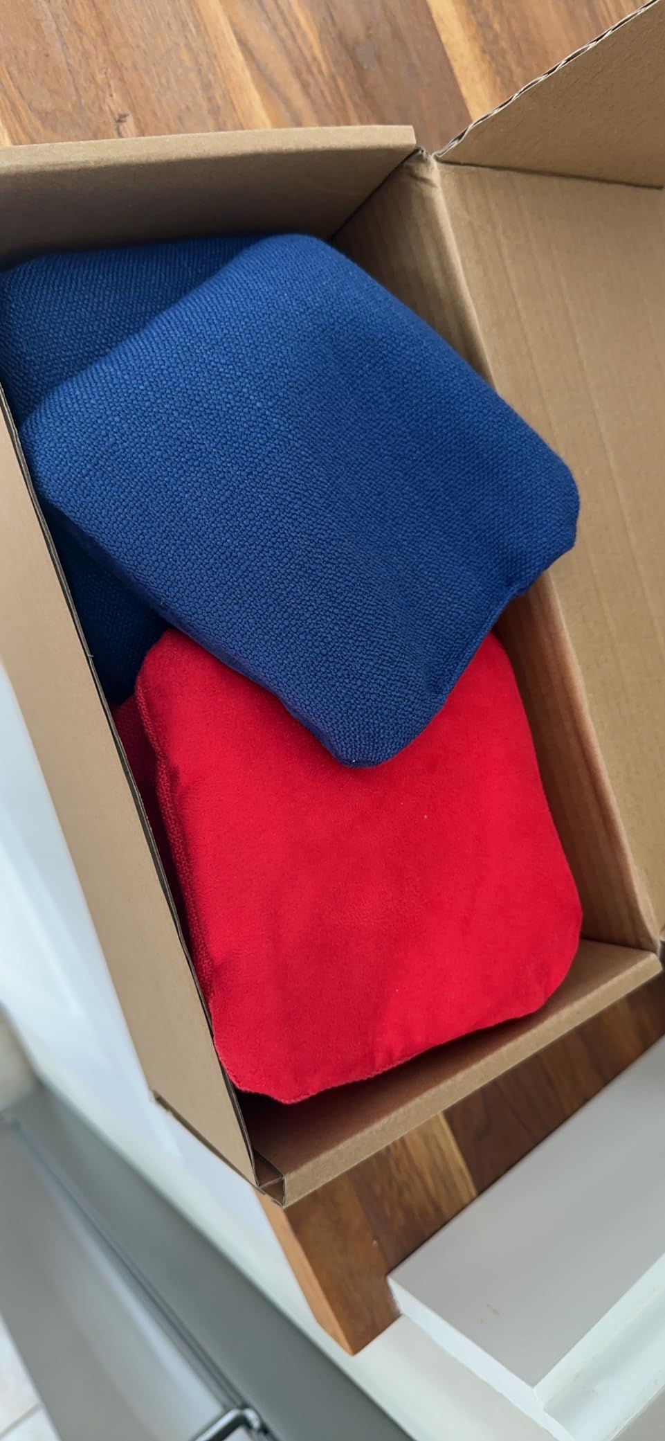 Professional Dual Sided Cornhole Bags- 16 oz 6x6 w/Premium Resin Fill - Official Tournament Slide/Stick Pro Bean Bags - Regulation/Approved customer photo 1