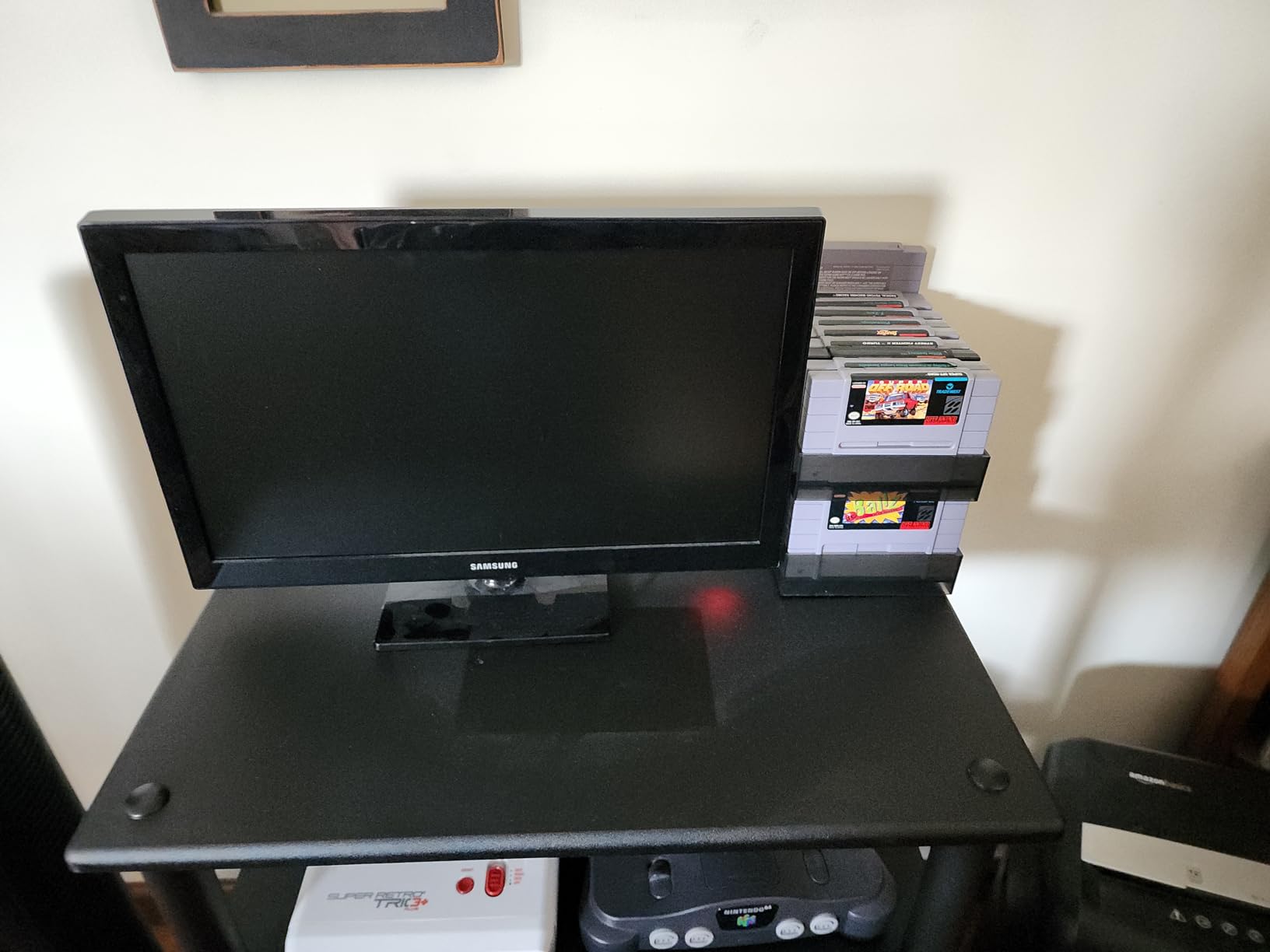 Hyperkin 10 Cartridge Holder Storage Stand for Nintendo 64 Games [2-Pack] | Stackable Retro Game Organizer for N64 customer photo 1