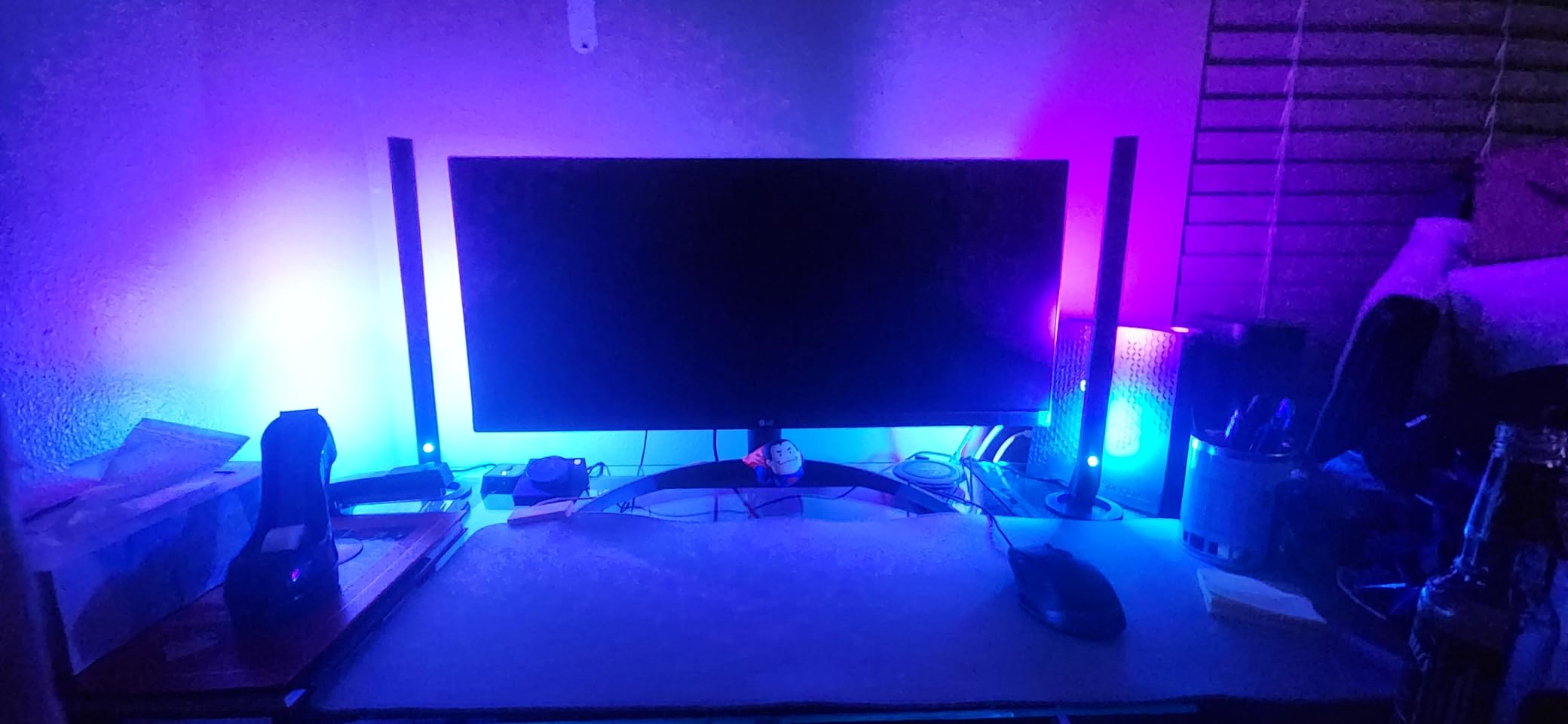 RGBIC Gaming Light Bars H6047 with Smart Controller, Wi-Fi Smart LED | Gaming Lights with Music Modes and 60+ Scene Modes Built, Works with Alexa & Google Assistant, New Year Lights Decor customer photo 2