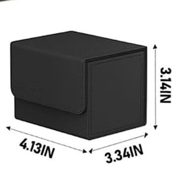 Dual-Row Commander Deck Box, 1800+ Cards, 5 Individual MTG Deck Boxes | PU leather, holds cards & a card mat, 8-magnet closure, for YuGiOh, Gundam, TCG & sports card collections customer photo 2